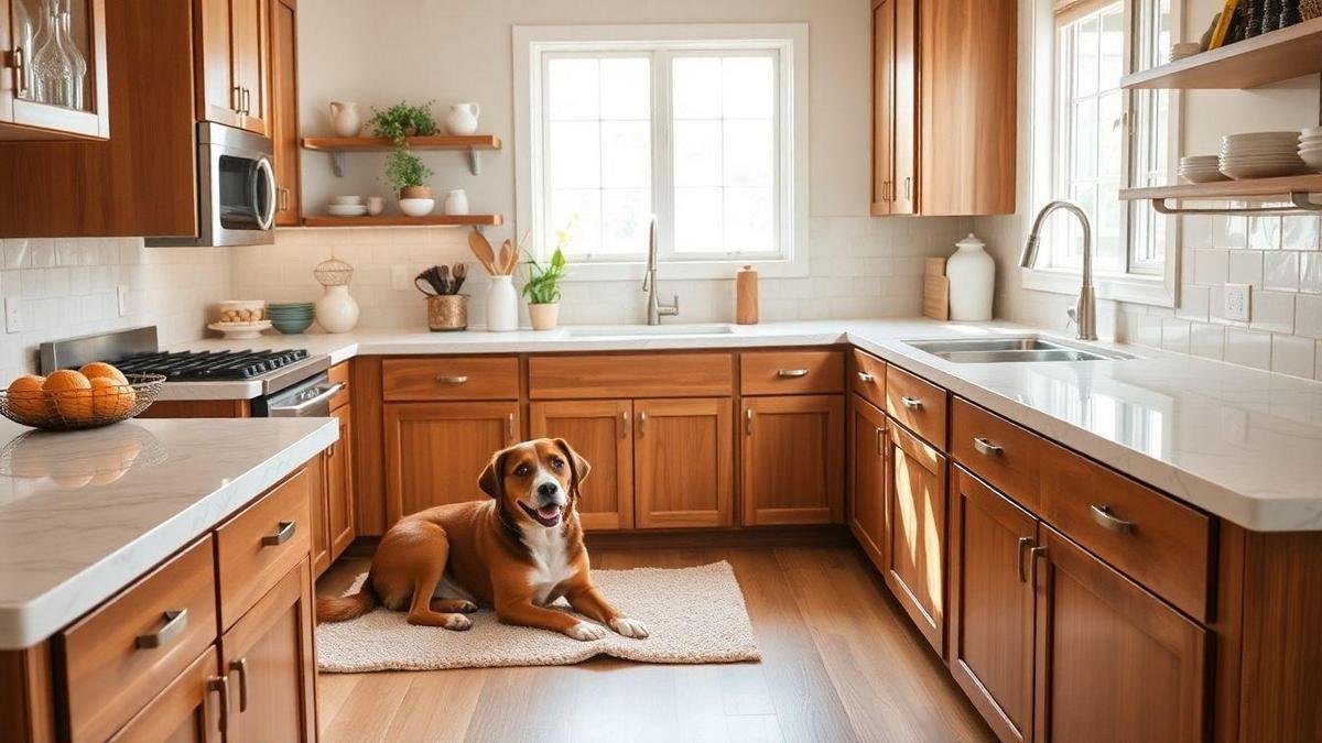 best-kitchen-countertops-for-pet-friendly-homes